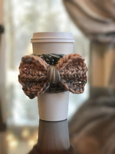 Big Bow Coffee Cup Sleeve