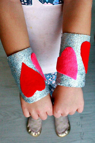 Heart DIY Cuffs Bracelets