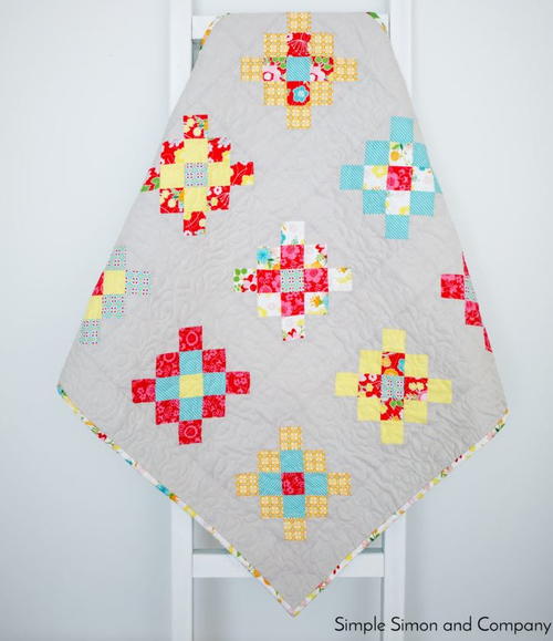 Granny-Squared Mini Quilt Tutorial