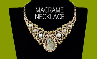 Summer Goddess Macrame Necklace