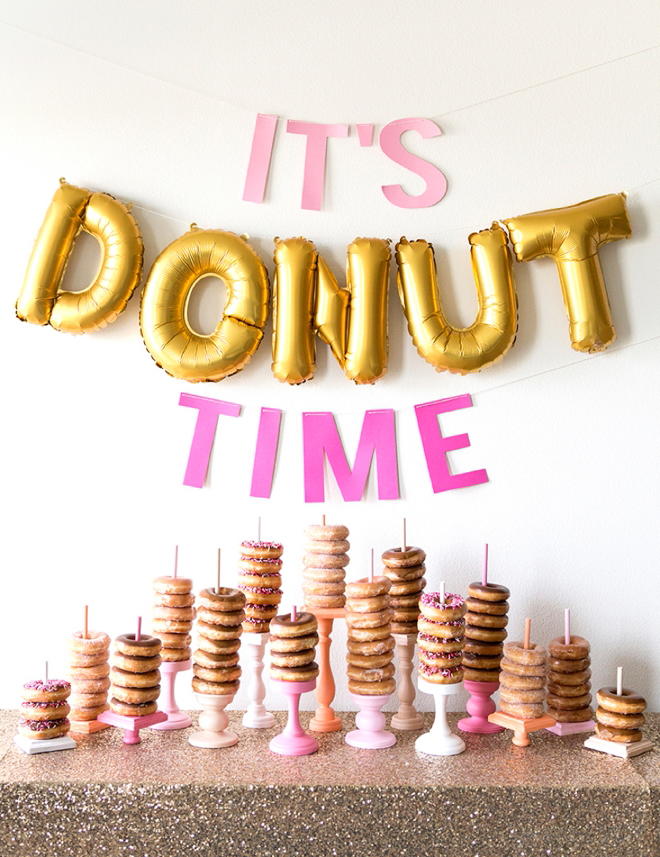 Wedding Donut Dessert Table | AllFreeDIYWeddings.com