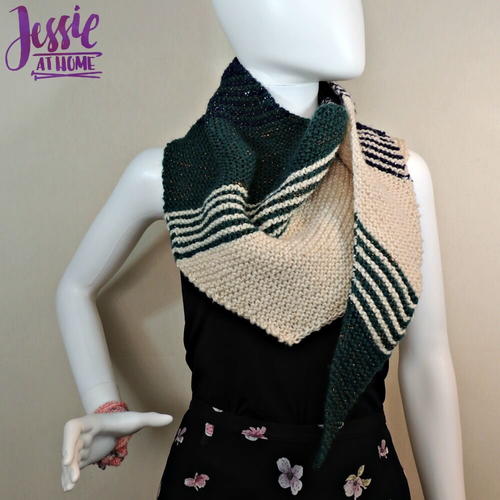 Striped Wedge Knit Pattern