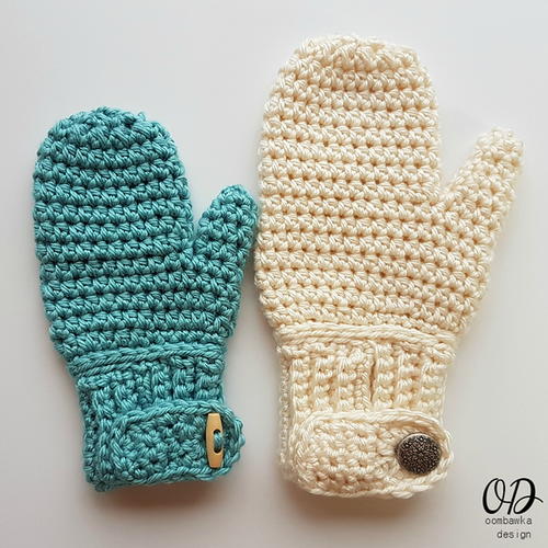 Easy-On Mitts | AllFreeCrochet.com