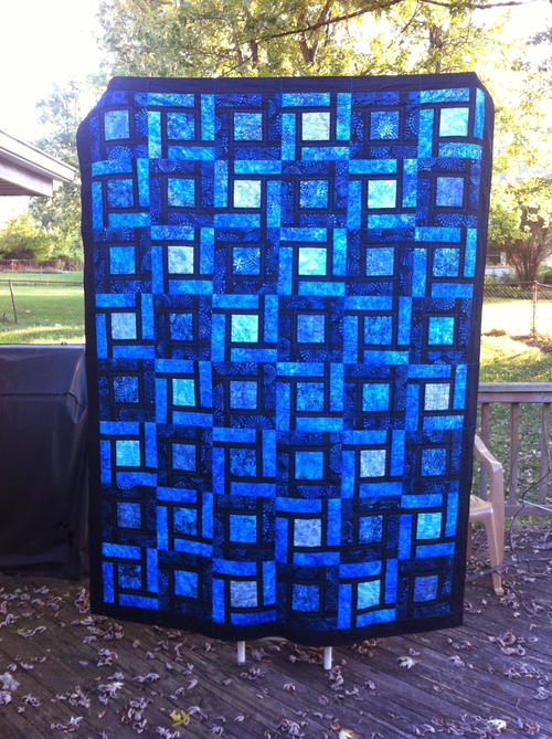 Blue Bayou Bed Quilt