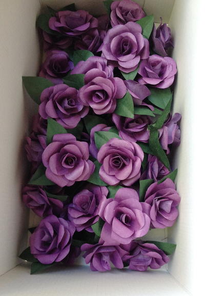 DIY Realistic Paper Rose Bouquet - My Simple Trick for Unique Flowers