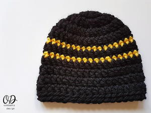 Simple Pompom Hat