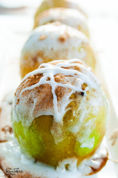 Baked Apples with Coconut Cream