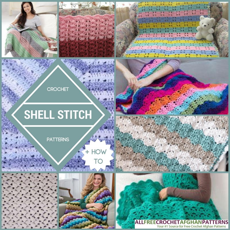 Crochet Shell Afghan
