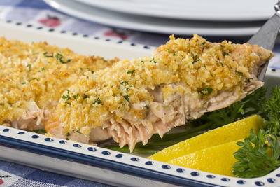 Golden Salmon Bake