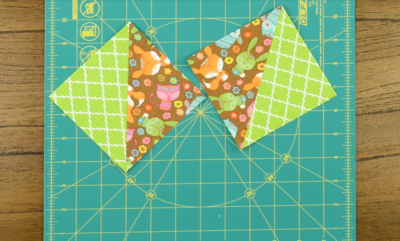 Sewing Half Square Triangles Tutorial