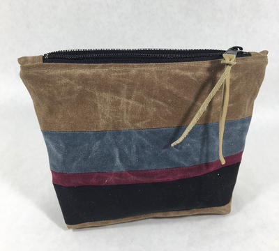 Waxed Canvas Zippered Pouch