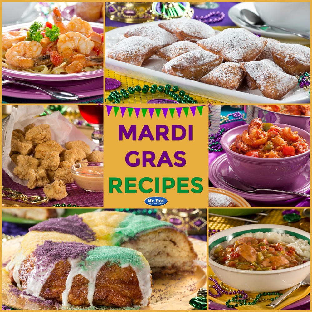 14 Quick & Easy Mardi Gras Recipes | MrFood.com