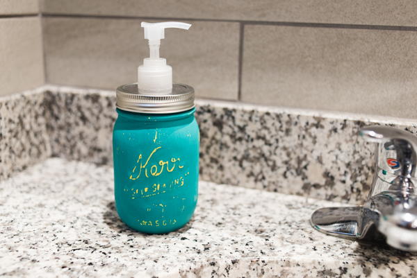 Soap Dispenser Mason Jar Craft