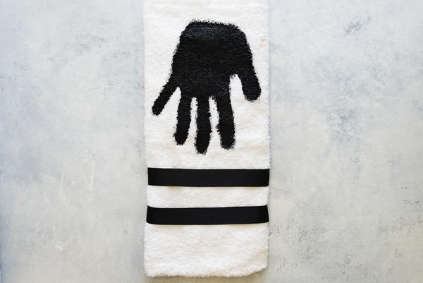 Customized Hand Print Towel