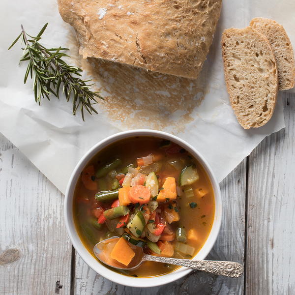 Spicy Vegetable Soup with Old Bay