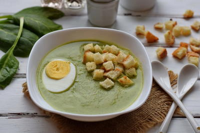 Creamy Soup with Spinach