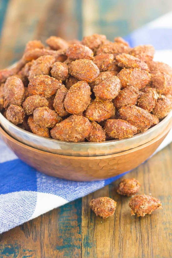 Roasted Cinnamon and Nutmeg Almonds