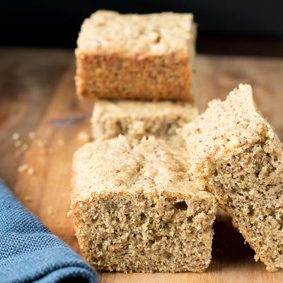 Feel Good Flax Cornbread