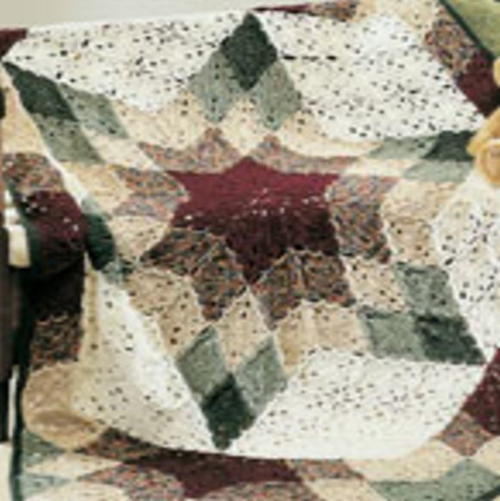 amish star afghan crochet pattern
