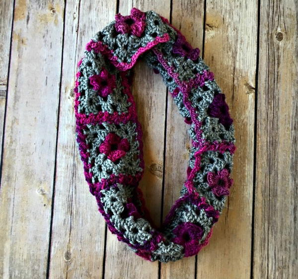 Floral Granny Cowl