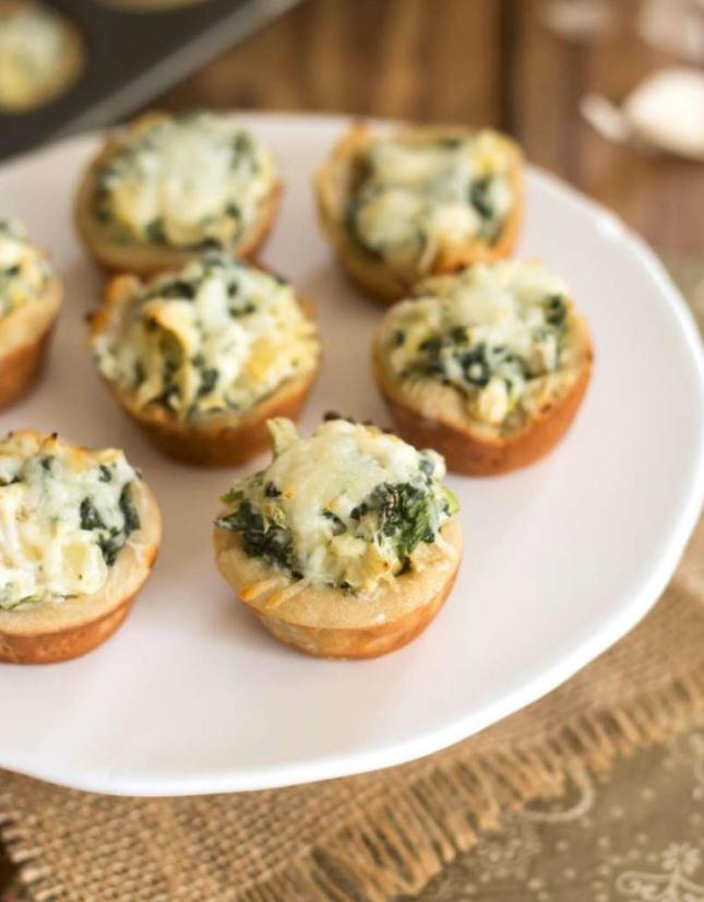 Spinach and Artichoke Dip Bites | FaveGlutenFreeRecipes.com