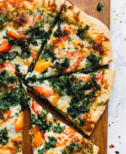 Kale Pesto Pizza Recipe