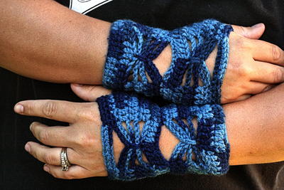 Taming the Butterfly Fingerless Gloves