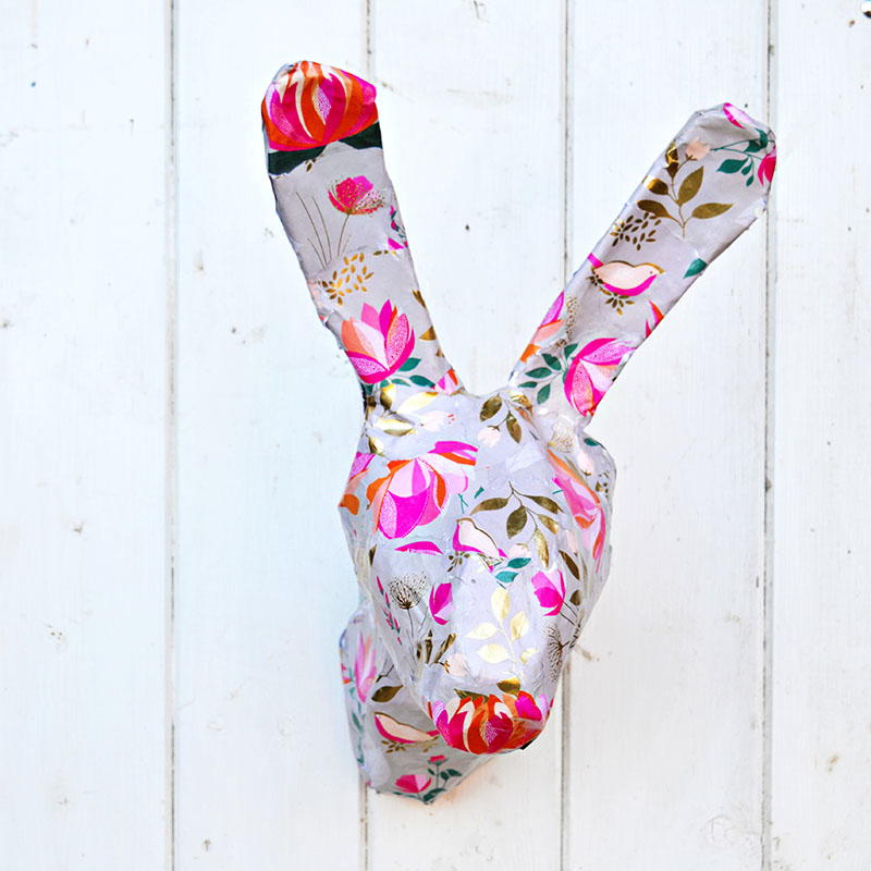 AnthropologieInspired Rabbit Head DIY Wall Decor