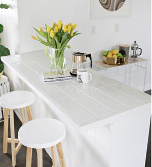 No Saw DIY Tile Countertop
