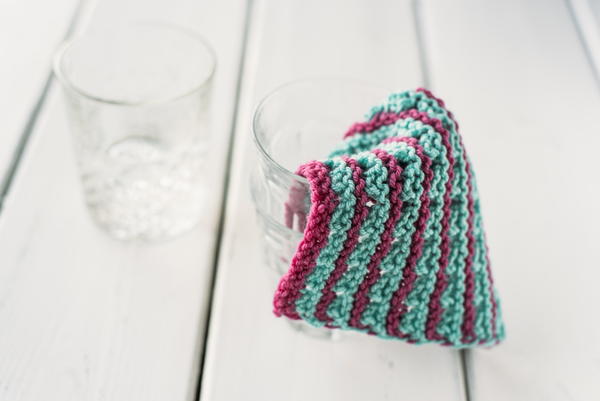 Knit dishcloth patterns free easy