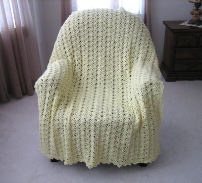 Luxurious Lace Crochet Afghan