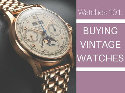 14 Tips for Buying Vintage Watches