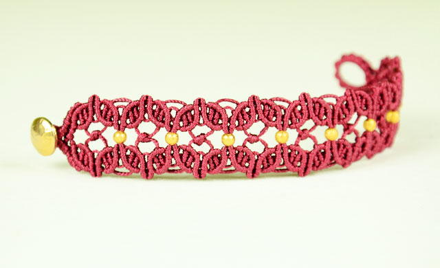 Blooming Petals Macrame Bracelet