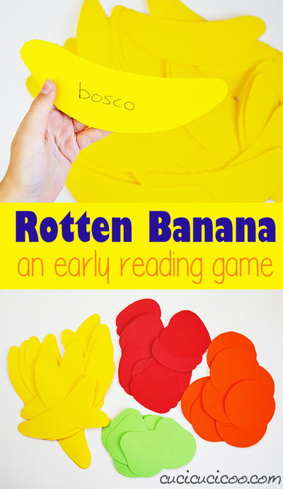 Rotten Banana DIY Reading Game