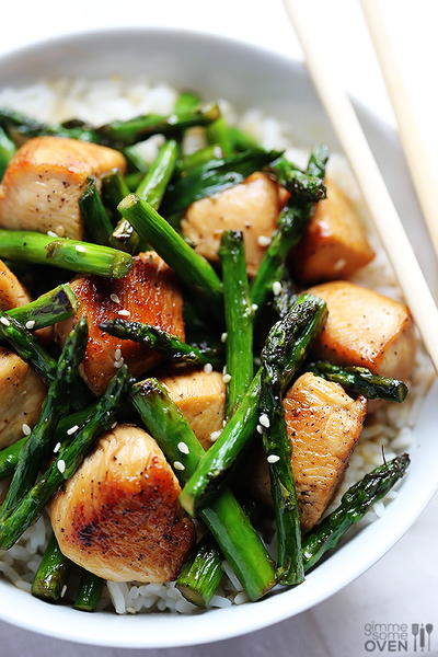 Chicken and Asparagus Stir Fry