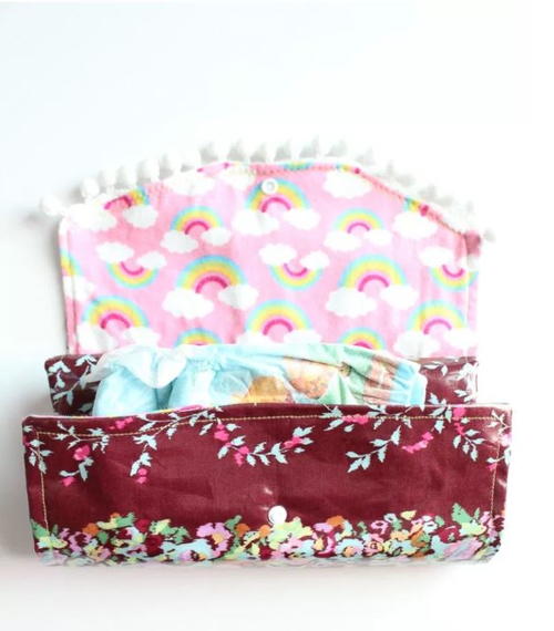 Diaper Clutch and Waterproof Changing Mat