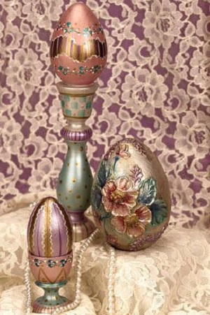 Dazzling Painted Easter Eggs