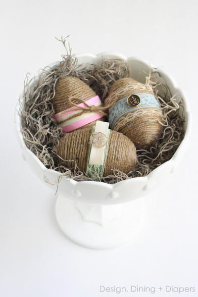 Dollar Store DIY Rustic Easter Eggs