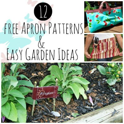 Garden Patterns Ideas 12 free apron patterns & easy garden ideas | allfreesewing Garden Patterns Ideas 12 free apron patterns & easy garden ideas | allfreesewing