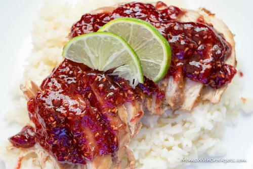 Slow Cooker Raspberry Chipotle Chicken