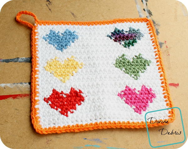 Pretty Hearts Hot Pad