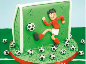 Soccer Player Cake