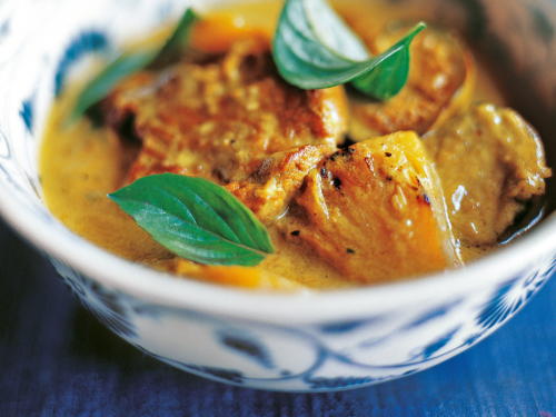 Coconut Ham Curry with Pineapple
