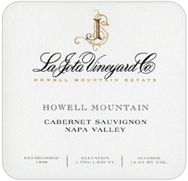 La Jota Vineyard Cabernet Sauvignon 2013