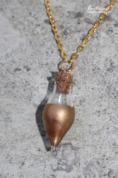 Harry Potter Inspired Liquid Luck DIY Necklace