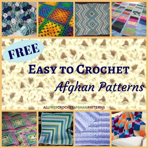 32 Fast Crochet Afghan Patterns | AllFreeCrochetAfghanPatterns.com