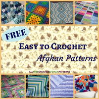 24 Free Easy to Crochet Afghan Patterns