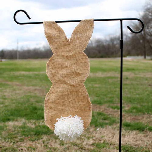 Burlap Bunny DIY Flag