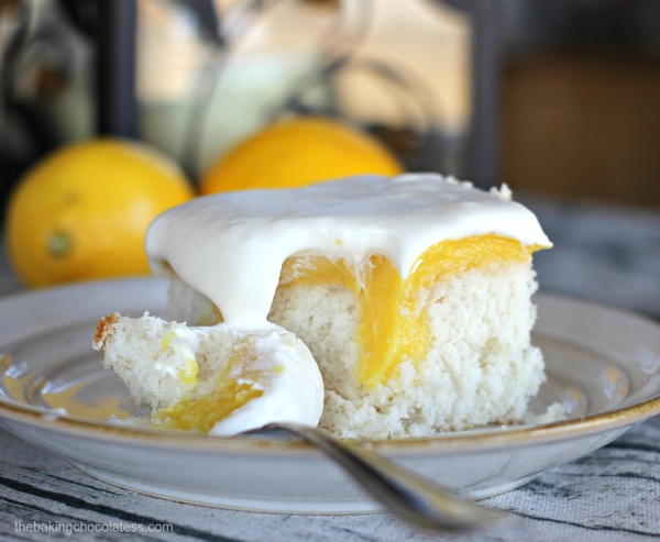 Lemon Burst Poke Cake