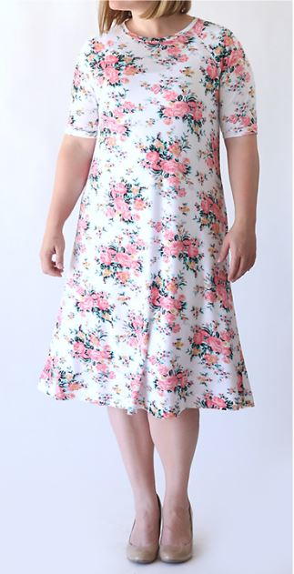 Easy Tee Swing Dress Pattern